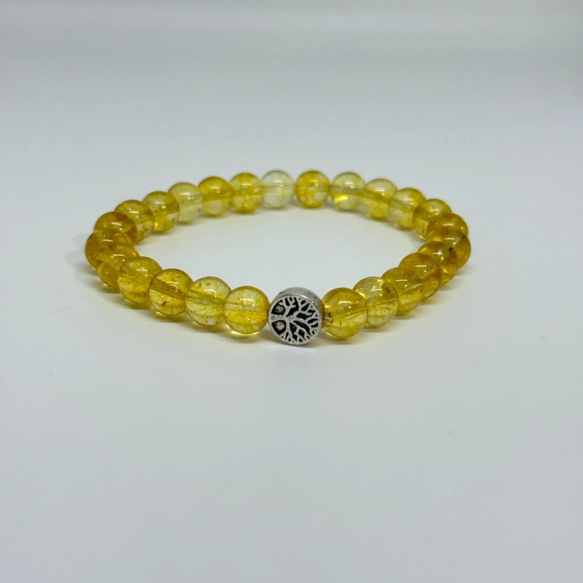 Citrine bracelet for abundance, vitality, creativity, financial growth, confidence, and personal power — amplifies success when paired with Green Jade.